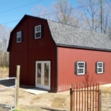 Ref #1009 24' x 24' Two Story Duratemp Sided Barn Style Workshop