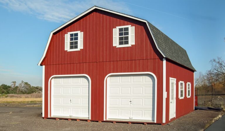 Gambriel Style 2 Car Garage 24x24