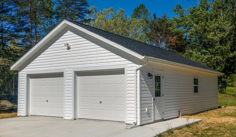 Single Story 2 Car Garage 24x36